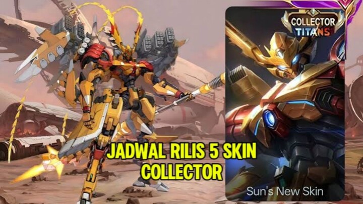 Kalian nunggu skin yg mana nih ?#jadwalskincollector #MLBB #MLBBNewMode #BstationTerbaru