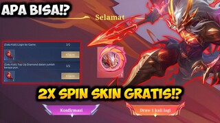 Apa Bisa Cuman 2× Spin Bisa Mendapatkan Skin Permanen Gratis!?