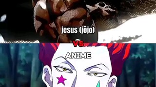 JOJO Jesus vs. anime characters