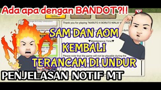 NINJA VOLTAGE || PENJELASAN NOTIF MT • SAM & AOM TERANCAM DI UNDUR LAGI • ADA APA DENGAN BANDOT 🤬😵🥴