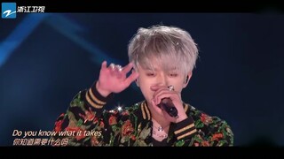 حفل رأس السنة الميلادية 2021 على قناة Zhejiang Satellite TV، أغنية Cai Xukun الجديدة "Label"