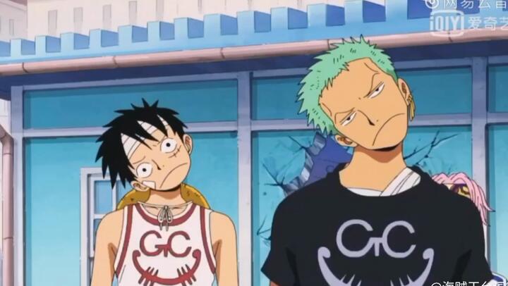 Sweet mash-up of One Piece Loving cuts between Luffy and Zoro