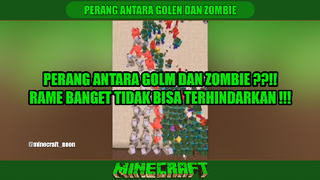 ADA PERANG ANTARA GOLEM DAN ZOMBIE❓❓❗❗