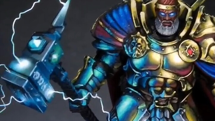 【elminiaturista】How to create and paint lightning effects on Warhammer chess pieces