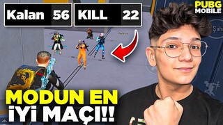 YENİ MOD EN İYİ MAÇI😱 SADECE MODDA 22 KİLL ALDIM! - PUBG MOBİLE