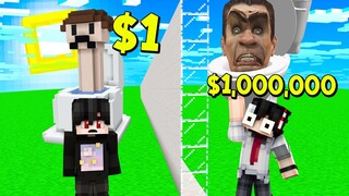 แกล้งเพื่อน ตอนแข่งสร้าง 99%เพื่อนตกใจ สร้างได้ยังไง - (Minecraft แกล้งเพื่อน)