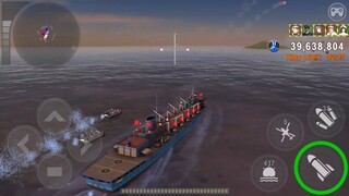 Warship Battle: limited edition SACRAMENTO Cruiser in Time Attack gameplay.