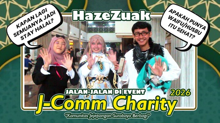 Jalan-jalan di event J-Comm Charity 2026! with @candrasalay | Event Jejepangan Surabaya