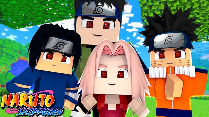 Minecraft : Naruto UCHIHA : NARUTO , SAKURA E SASUKE TIME 7 UCHIHA ? E SE MADARA FOSSE HOKAGE ? EP 1