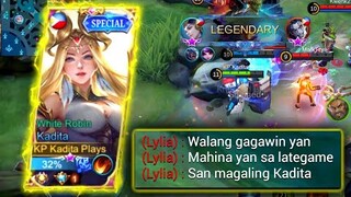 PLEASE DON'T JUDGE MY KADITA! | KADITA AT JOHNSON NAGWALA SA RANK GAME | MLBB