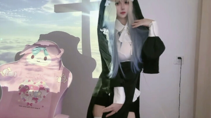 Koleksi tarian biarawati cosplay langsung: Goyang Thailand, pendulum besar