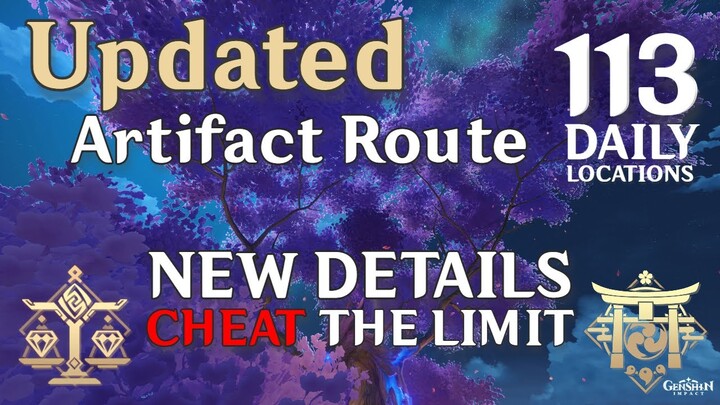 [Version 2.0] Updated Artifact ONLY Route | 113 Locations | Cheat the Daily Limit every 24 hours