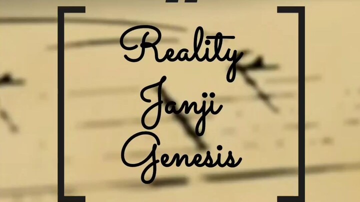 Janji GENESIS -Reality Cover