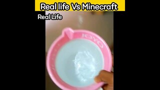 Minecraft vs real life #trending #shorts#youtubeshorts #minecraft