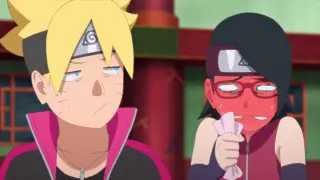Sarada Gets Scared From A Movie And Boruto Makes Fun Of Her