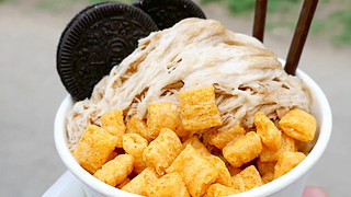 New York City Street Food - น้ำแข็งไส น้ำแข็งใส ของหวาน