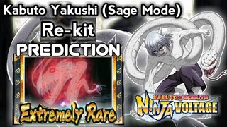 🐍Kabuto Yakushi (Sage Mode)🐍"Re-kit"Jutsu •Prediction• || Naruto x Boruto Ninja Voltage