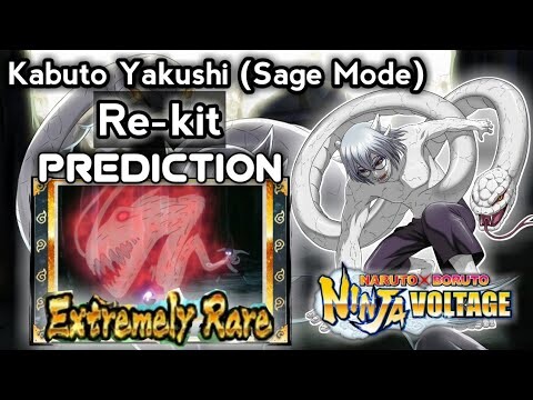 🐍Kabuto Yakushi (Sage Mode)🐍"Re-kit"Jutsu •Prediction• || Naruto x Boruto Ninja Voltage