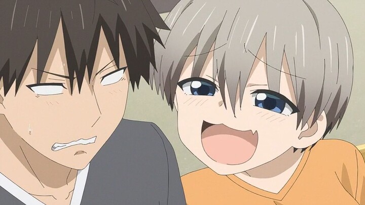 Adegan terkenal dimana Uzaki-senpai perlu dipukul