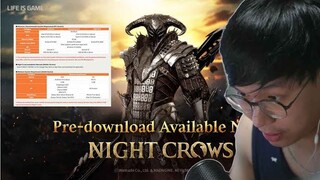 PRE - DOWNLOAD  ! NIGHT CROWS ! SPEK MINIMAL DAN SIZENYA ! LIAT COIN NFTNYA !