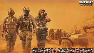 SEASON 4 : PATCH NOTES