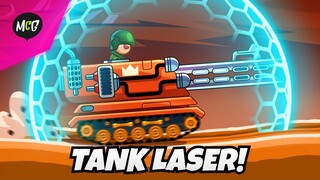Tank Laser Kuat Banget! - Hills of Steel
