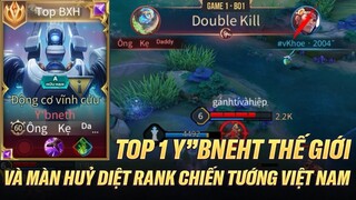 TOP 1 Y'BNETH ĐÁNH QUÁ CHIẾN HUỶ DIỆT LUÔN TOP 1 CHAUGNAR TRÊN RANK CHIẾN TƯỚNG