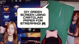 DIY GREEN SCREEN FOR ONLY 20 PESOS! | Ce sanchez