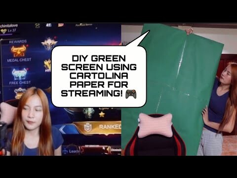 DIY GREEN SCREEN FOR ONLY 20 PESOS! | Ce sanchez