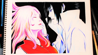 การวาดความเร็ว --Sasuke & Sakura (Naruto Shippuden) Naruto Shippuden