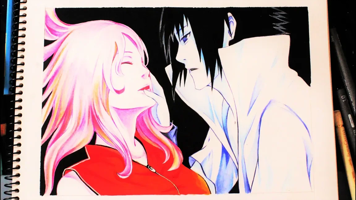 การวาดความเร็ว --Sasuke & Sakura (Naruto Shippuden) Naruto Shippuden