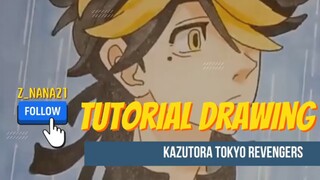 Tutorial Drawing Kazutora Tokyo Revengers