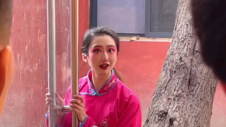 Today my senior sister had a little spat with the theater—looks like one minor injury and three seri