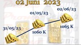 Harga Emas Hari Ini 02 Juni 2023 Update Setiap Hari
