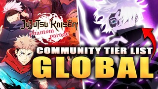 GLOBAL UNITS & MEMORY (COMMUNITY) TIER LIST!! Best Units & Memory in Jujutsu Kaisen Phantom Parade!