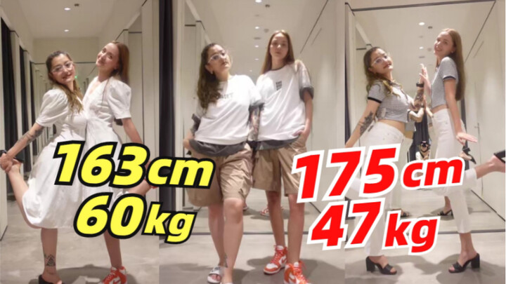 Saya yang berbadan sedikit gemuk memakai baju dengan cara yang sama seperti model tinggi dan langsin