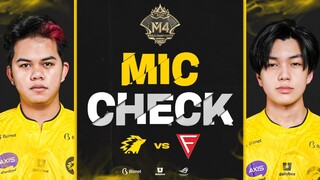 DIBALIK MIC CHECK M4! - ONIC VS FALCON MIC CHECK M4 WORLD CHAMPIONSHIP
