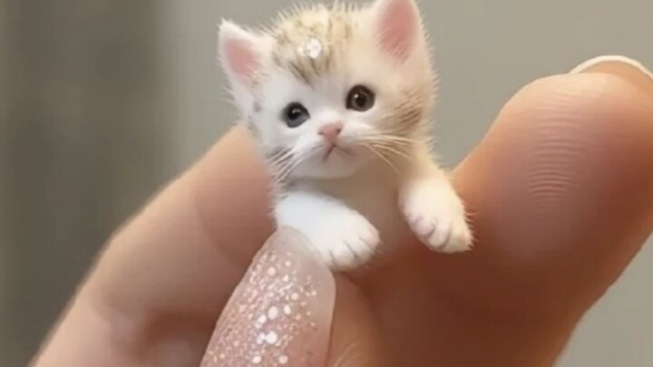 Apakah seluruh dunia akan menyukai kucing kecil menggemaskan yang imut dan lucu?