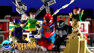 SPIDER-MAN TAS (1994) Opening RECREATION IN LEGO - BrickFilm / Stop Motion / Anima