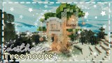 💫 Aesthetic Cozy Treehouse 🏡🌳 (Chill build) | The girl miner ⛏️