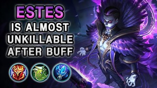 WOW! The New Buffed Estes Makes Your Team Almost Unkillable | Mobile Legends