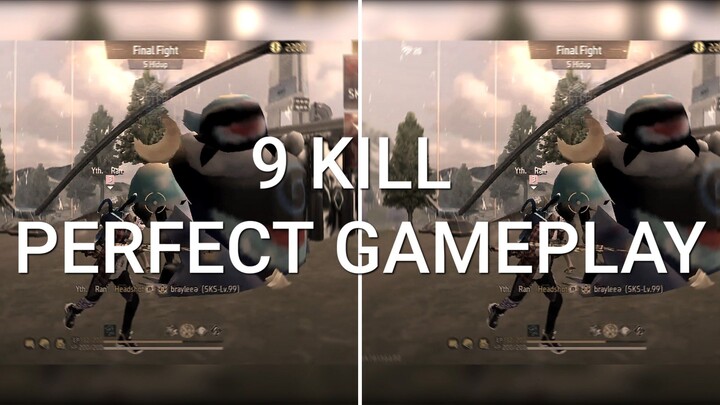 9 Kill Hampir Booyah?