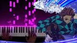 [Piano hiệu ứng đặc biệt] Tỷ lần một ngày! Thanh Gươm Diệt Quỷ OST "The Song of Tanjiro," / PianoDeuss