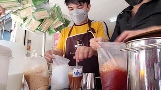 เปิดร้าน6โมงเช้า!กับบรรยากาศหนาวๆ ชาดำเย็น บ๊วยโซดามะนาวเย็นซ่า