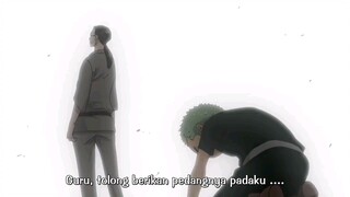 Akankah zoro menepati janjinya... Menjadi pendekar pedang terkuat