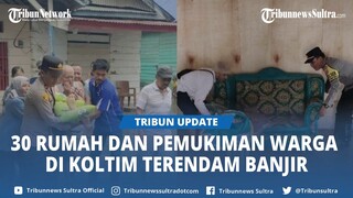 Polres Kolaka Timur Bantu Warga Terdampak Banjir di Desa Tondowatu Koltim Sulawesi Tenggara