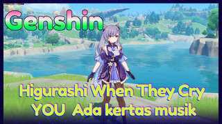 Higurashi When They Cry YOU Ada kertas musik