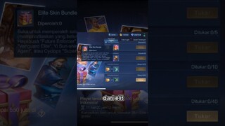 KLAIM SKIN ELITE GRATIS MOBILE LEGENDS! SPECIAL 550 JUTA PLAYER #MLBBIDCREATOR