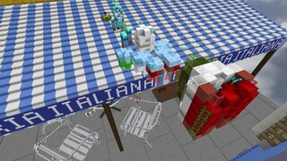 [MC跑酷] Linkcraft Pizzeria sky run