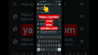 Cara Membuka Yandex di Chrome Android